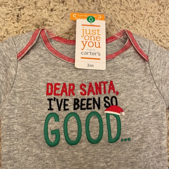 Lot of 2 Christmas Outfits. Cat & Jack Santa Outfit and Carter’s Outfit - Picture 7 of 9